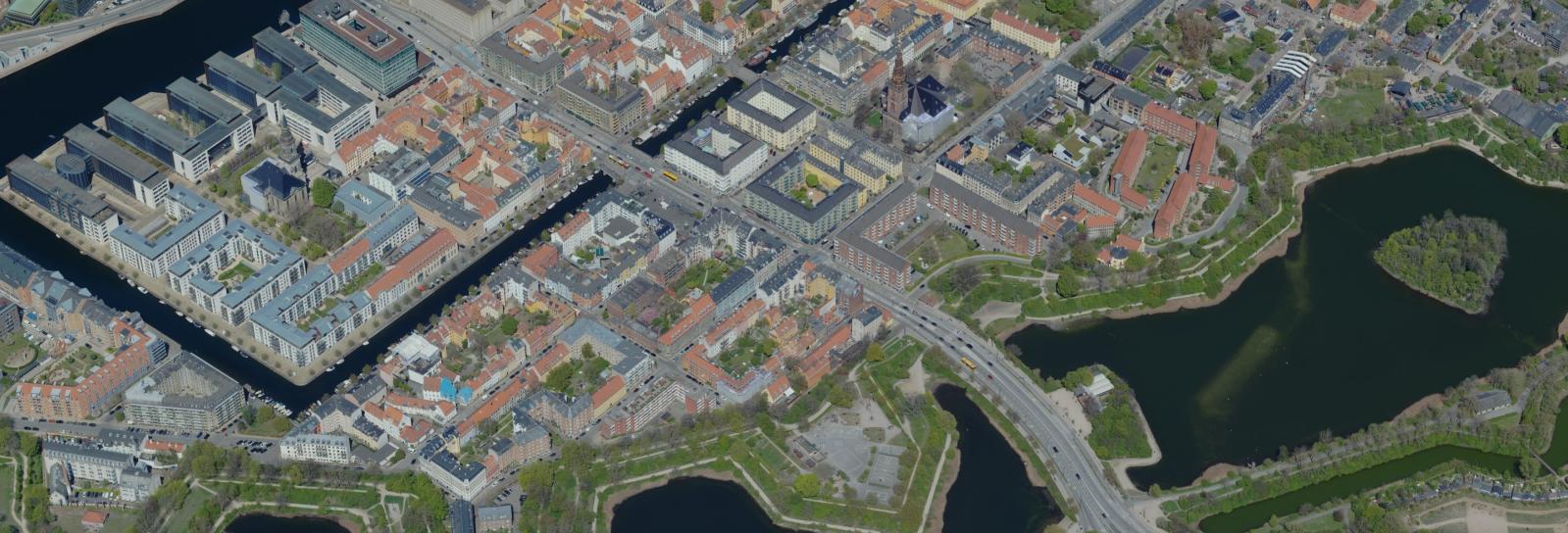 Skråfoto af Christianshavn