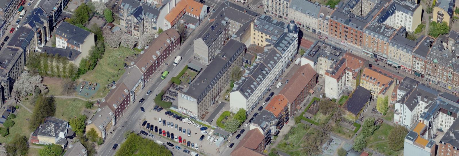 Skråfoto af Rud. Rasmussens Snedkerier