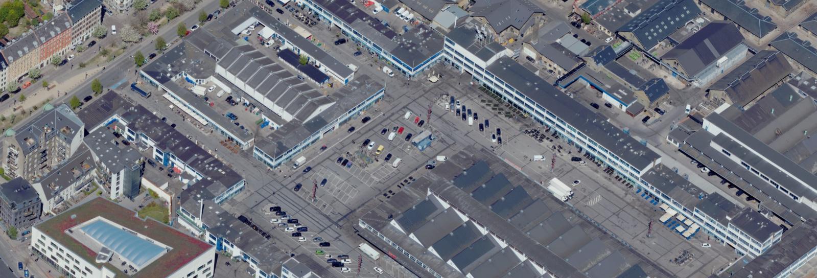 Skråfoto af Kødbyerne