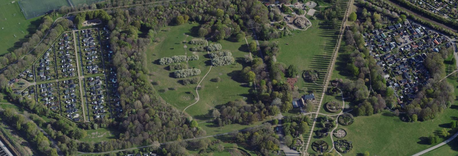 Skråfoto af Valbyparken