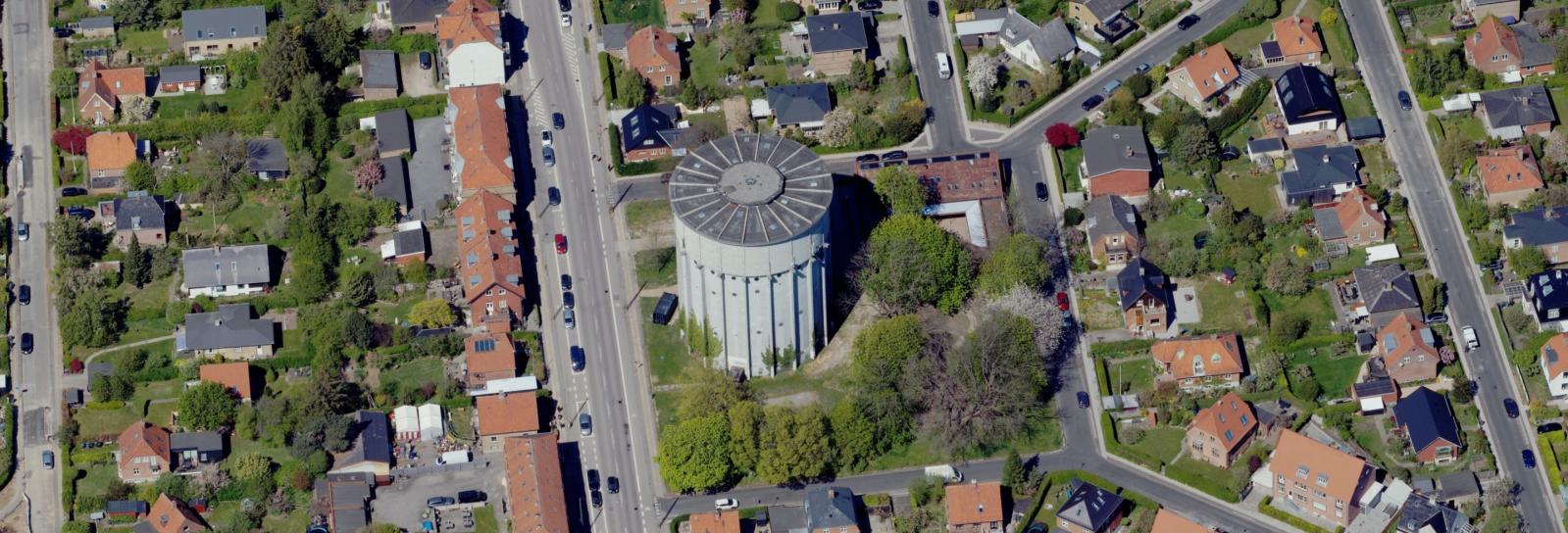 Skråfoto af Københavns forsyning
