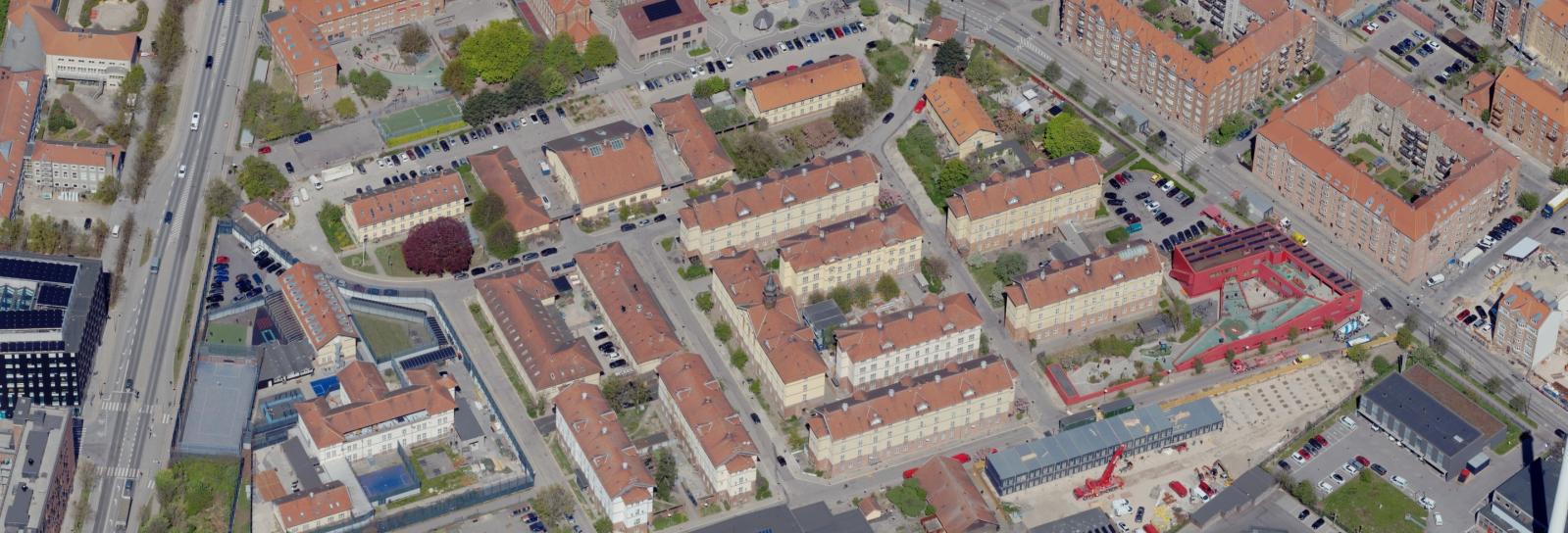 Skråfoto af Sundholm
